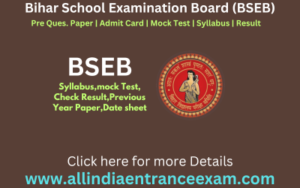 BSEB
Bihar School Examination Board (BSEB)