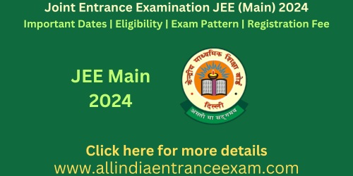 Joint Entrance Examination (Main) 2024
jee 2024