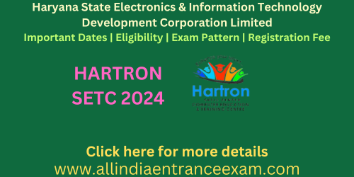 Haryana State Electronics & Information Technology Development Corporation Limited
HARTRON SETC 2024