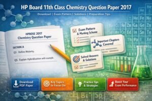 hp board 11th class chemistry question paper 2017