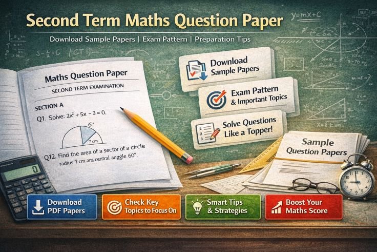 second term maths question paper
